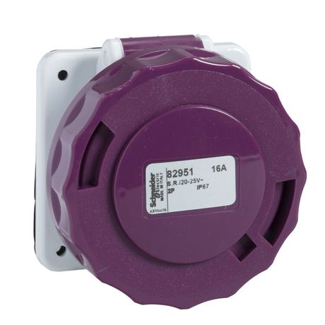 Розетка СП STRT 16А 3P 25В прямая быстр. IP67 SchE 82952 Schneider Electric