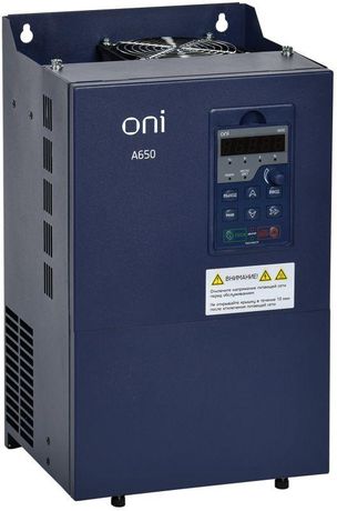 Преобразователь частоты A650 380В 3Ф 55кВт 112А M | A650-33E55M ONI IEK