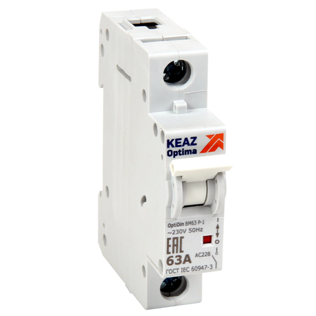 Выключатель автоматический OptiDin BM63P-140-ОМ4-РЕГ - 233999 КЭАЗ
