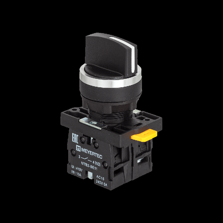 Переключатель MTB2-EDZ133 2NO IP54 на 3 положения с фиксацией короткая ручка пластик ОВЕН 139426