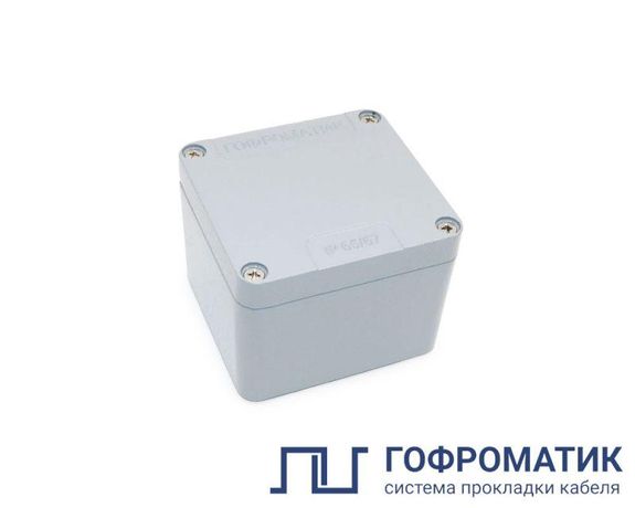Коробка ответвительная алюминиевая 80х75х60 IP66/IP67 | zeta30390 ГОФРОМАТИК ЗЭТА ГОФРОМАТИК арт. zeta30390
