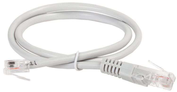 Патч-корд категория 5е RJ45-RJ12 0.5м PVC серый - PC01-4512-05M IEK