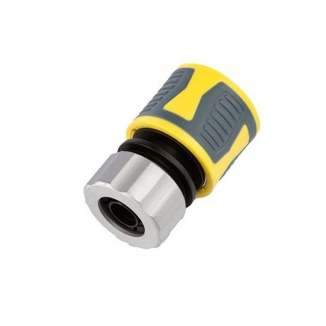 Коннектор для шланга быстросъемный 1/2дюйм с термопластичной резиной и зажимной гайкой из цинка Профи ЧЕТЫРЕ СЕЗОНА 62-0304-F MEET