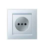 Розетка 1-м СП Simon15 16А IP20 без заземл. бел. Simon 1590431-030 Simon арт. 1590431-030