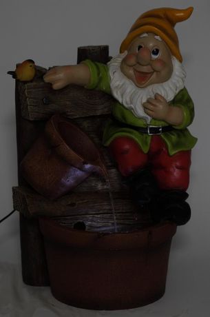 Фонтан уличный Гном 56см GAUF-02 Green Apple Б0043462 ЭРА