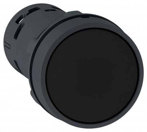 Кнопка черная с фиксацией 22мм 1но - XB7NH21 Schneider Electric