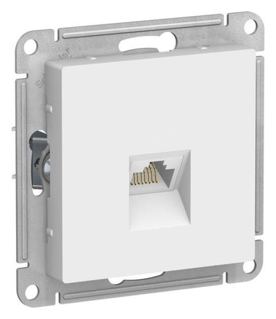 Розетка компьютерная AtlasDesign RJ45 кат.6A механизм лотос SE ATN001386 APC