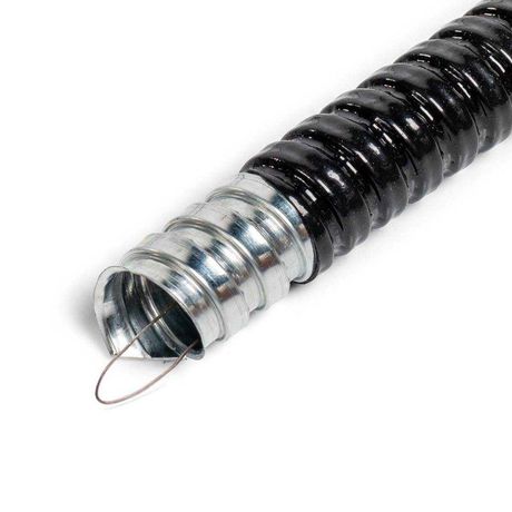 Металлорукав МРПИнг DIESEL 12 с протяжкой в маслобензостойкой ПВХ-изоляции (Fortisflex) - 88460 КВТ