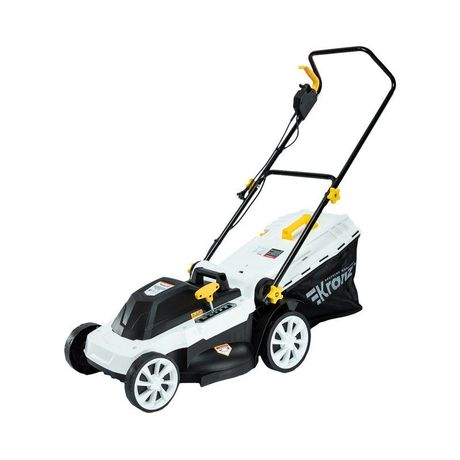 Газонокосилка электрическая KR-2000, 2000Вт, ширина 42см, 6 уровней, 45л | KR-16-1241 Kranz
