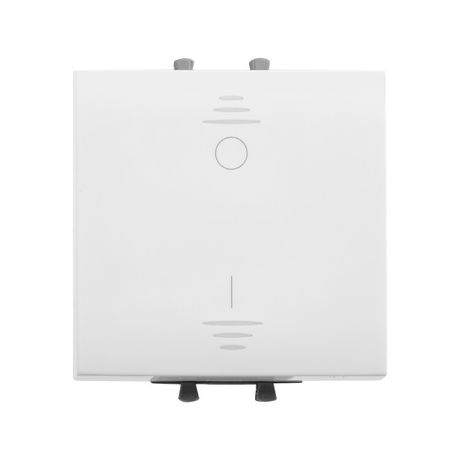 Выключатель двухполюсный одноклавишный модульный, "Avanti", "Белое облако", 2 модуля | 4400222 DKC ДКС