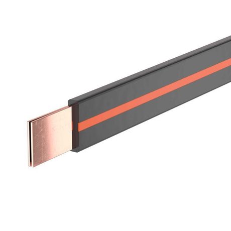 Гибкая шина в ПВХ изоляции, 6x32x1мм, ном. ток 630А, длина 2 метра - R5BFC6321 ДКС