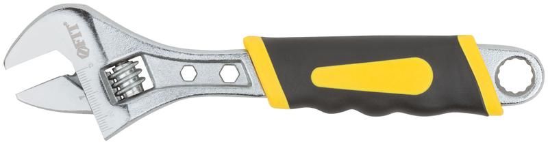 Ключ разводной ''Старт'', ПВХ накладка на ручку 200 мм (24 мм) - 70147 РОС