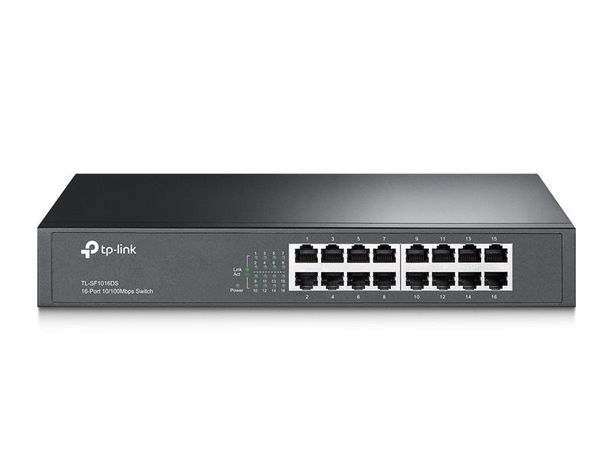 Коммутатор TL-SF1016DS 16-портовый Fast Ethernet настол./монтируемый в стойку TP-Link 1198612