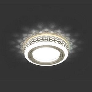 Светильник светодиодный Backlight 3Вт 3000К GU5.3 кругл. бел./бел. GAUSS BL083