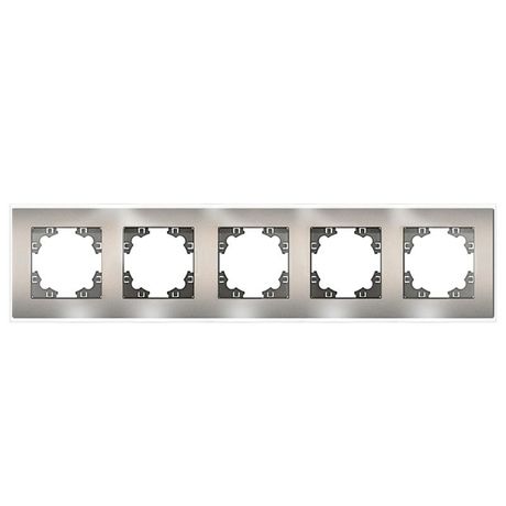 Афина рамка стеклянная пятиместная универсальная, мокко (еврослот) - 2288 Союз