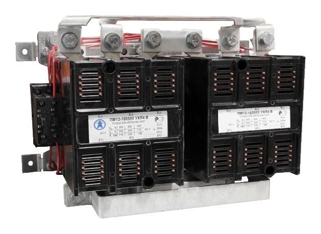 Пускатель электромагнитный ПМ12-160500-ЭК УХЛ4 В 160А 380В/50Гц 8НО+4НЗ IP00 реверсивный без реле Электротехник ET011957