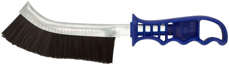 Корщетка с изогнутой пластиковой ручкой нейлоновая тип F FIT 38414 РОС