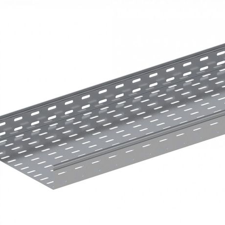 Лоток монтажный прямой замковый перфорированный 300х50 L3000 сталь 1.5мм ЛППЗ.300.50.3000.1.5.1 СОЭМИ Н0121132345