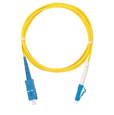 Патч-корд NMF-PC1S2C2-SCU-LCU-003 волоконно-оптический переходн. одномод. 9/125мкм стандарта OS2 SC/UPC-LC/UPC одинарн. LSZH нг(В)-HFLTx 2мм желт. 3м NIKOMAX