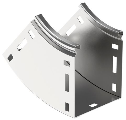 Поворот плавн. 45град тип В10 ESCA 100х200мм | CPV51-0-45-100-200 IEK