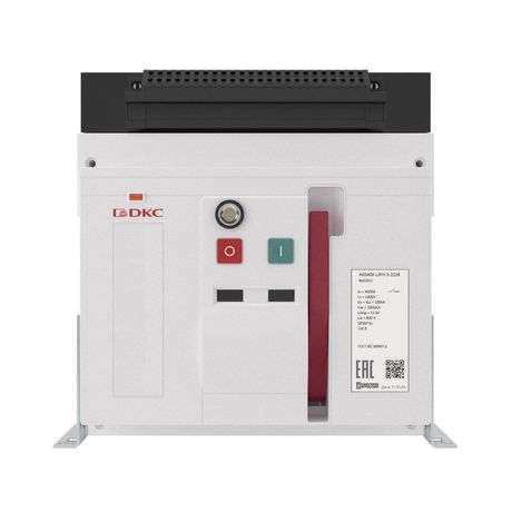Выключатель нагрузки YON AGS40X-L3FH-0-222K 100кА типоразмер L фиксированый управление 220В AC горизонт. подключение DKC ДКС