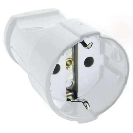 Розетка кабельная с заземл. 16А 250В ABS-пластик черн. REV 24208 6