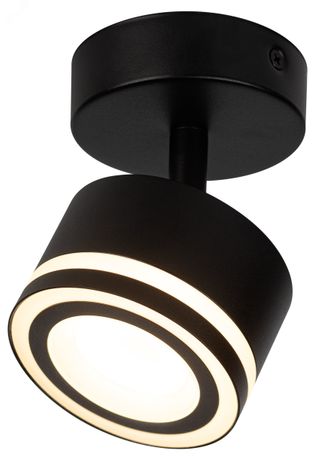 Светильник настенно-потолочный спот OL52 BK GX53 IP20 черный | Б0059807 ЭРА