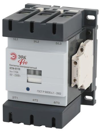 Контактор КТИ-5115 PRO KKT50-115-230-10-E 115А 230В/АС3 | Б0054920 ЭРА