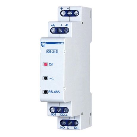 Модуль ввода-вывода ОВ-215 цифровой одноканальный 4 режима работы 5 типов датчиков (выходное исполнительное реле)TTL - Modbus НовАтек-Электро 3425604215