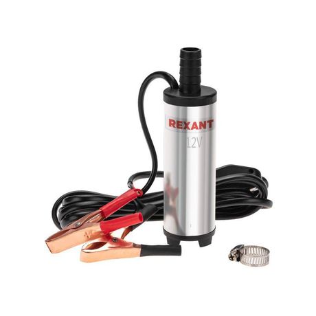 Насос перекачки топлива погружной 12В, 12,5л/мин, без фильтра, 38мм | 80-0213 REXANT MEET