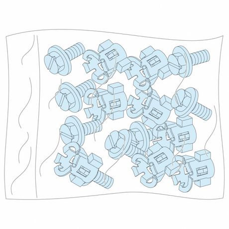 Комплект 20 винтов+барашк. гайки для основан. рамы Prisma Plus P (уп.20шт) SchE 08921 APC