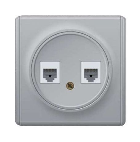 Механизм розетки комп. 2-м СП Florence RJ45 кат.5e сер. 1E20901302 OneKeyElectro 2172841 ССТ