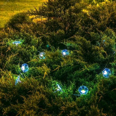 Гирлянда светодиодная садовая "Вьюнок" USL-S-136/PT2000 GLORYBIND 20LED бел. IP44 на солнечн. батарее аккум. Ni-Mh 1хAA (в компл.) Uniel UL-00009375