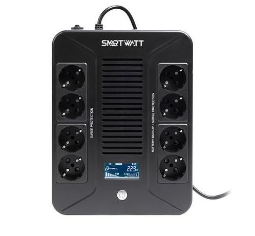 Источник бесперебойного питания SMARTWATT UPS SAFE PRO LCD 600 | 3703020280001 Delta