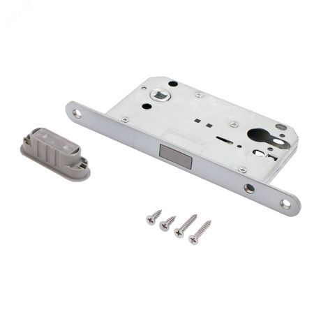 Замок врезной магнитный АЛЛЮР АРТ 5300-MC SC мат.хром без ц/м - 14894 ПТК