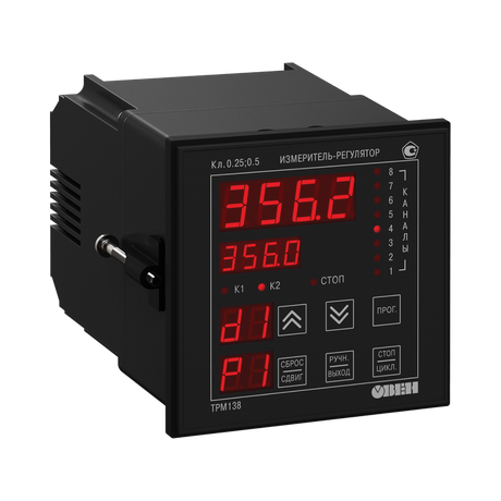 Измеритель-регулятор универсальный восьмиканальный ТРМ138-РРРРУУУУ | 35353 ОВЕН