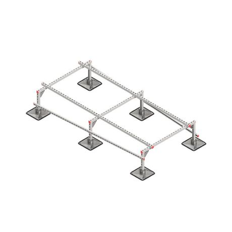 Конструкция опорная для установки оборудования TECHNORAPTOR STEELFOOT 1200х2500 HD КМ TR0312 КМ-Профиль
