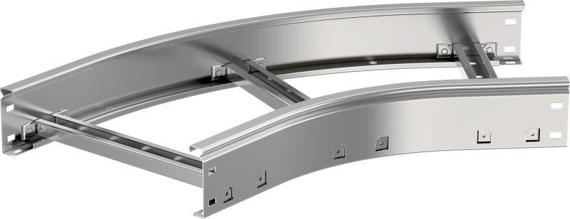 Поворот лестничный LESTA 45град 55х300мм R300 | CPG04-4-45-055-300 IEK