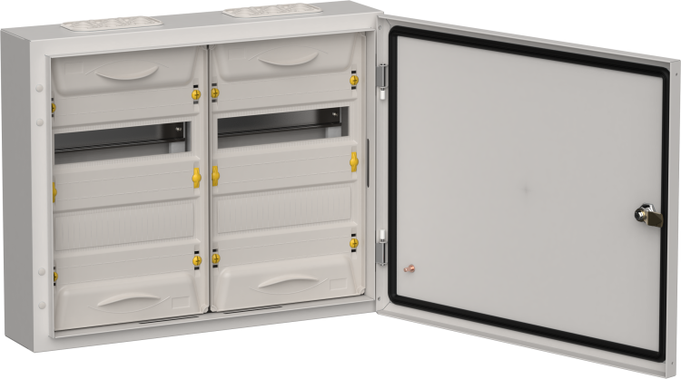 Корпус металлический ЩРн-48 (2х24) 460х570х140 IP54 сер. TITAN 5 IEK TI5-50-N-2X024-54-7035