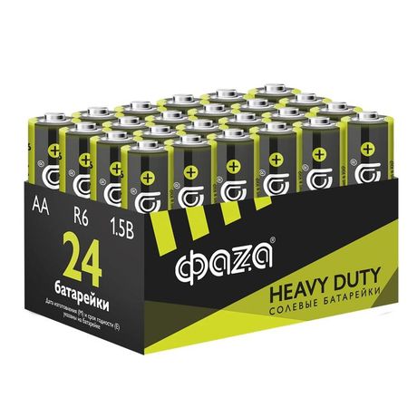 Батарейка R 6 ФАZА Heavy Duty Pack-24 арт.5042292 ФАЗА