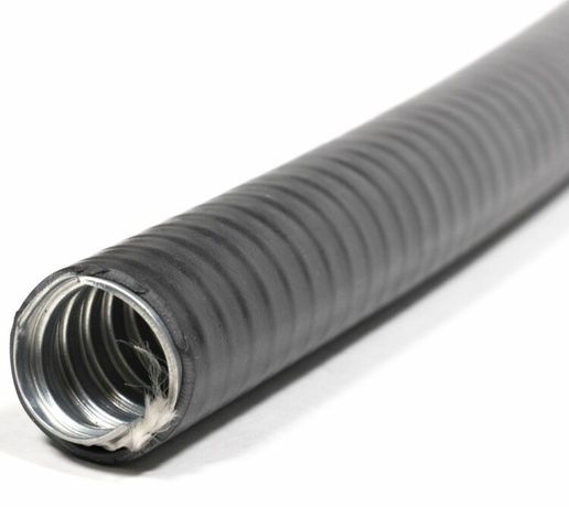 НГ толстостенный 12 с протяжкой (уп.50м) ГОФРОМАТИК zeta42818 Металлорукав в ПВХ изоляции МПГ ЗЭТА