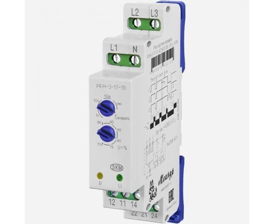 Реле контроля напряжения 3ф РКН-3-17-15 AC230В/AC400B УХЛ2 [спец.] Меандр A8302-16933969