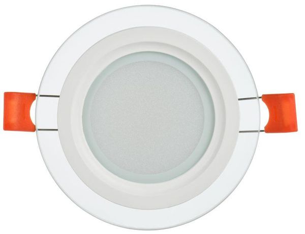 Светильник светодиодный встраиваемый ДВО 1620 со стекл. круг 6Вт 3000К IP20 серия LIGHTING | LDVO0-1620-06-3000-K01 IEK