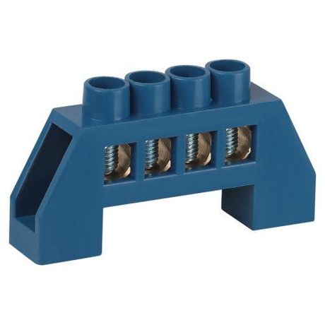 Шина NO-224-61 N ноль в изоляторе ШНИ-8х12-4-Д-синий | Б0062868 ЭРА