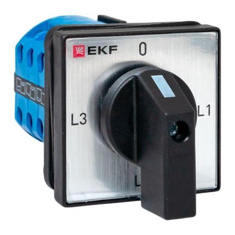 Переключатель кулачковый ПК-1-94 10А 4P для амперметра IP65 | pk-1-94-10-65 EKF