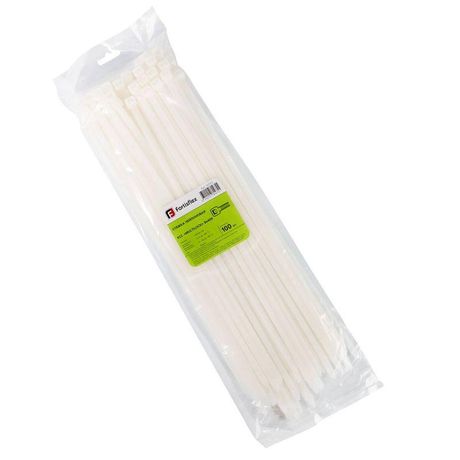 Стяжка нейлоновая КСС «MULTILOCK» 8х400 (бел) (100шт) | 102313 Fortisflex КВТ