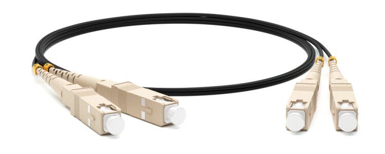 Патч-корд FC-D2-50-SC/PR-SC/PR-H-25M-LSZH-BK волоконно-оптический (шнур) MM 50/125, SC-SC, 2.0 мм, duplex, LSZH, 25 м, черный | 243683 Hyperline