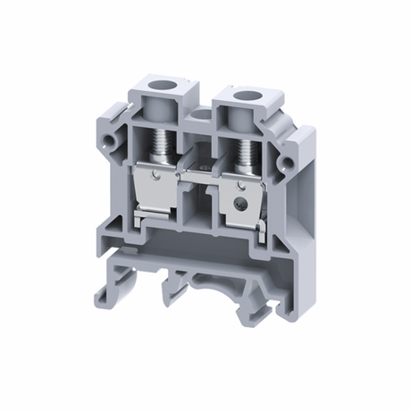 Клемма проходная 10 кв.мм винтовая OptiClip CTS-10-I-57A-(0,5-10)-серый - 289777 КЭАЗ