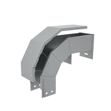 КМ PL4350 Ответвитель-крышка Т-образ вертикал вниз 80х500х400 сталь 1мм "ПЛЮС" OKTDplus80-500-400 HD КМ-Профиль