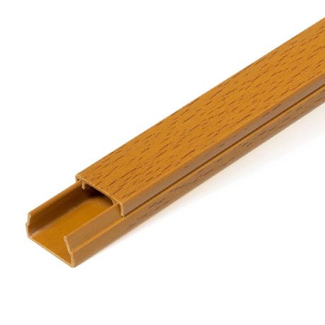 Кабель-канал бук 2-й замок в п/э 15х10 (144 м/уп) | PR03.0194 Промрукав Строитель